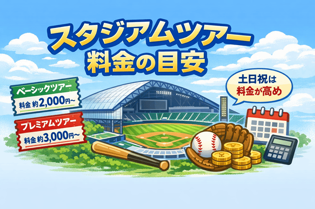 エスコンフィールド スタジアムツアー料金