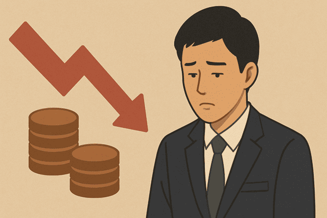 市場価値の落差と年俸減